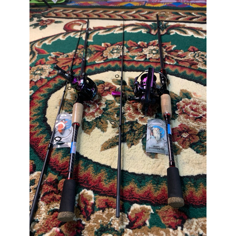 joran zorro assasin 180cm carbon hollow set reel zorro bc