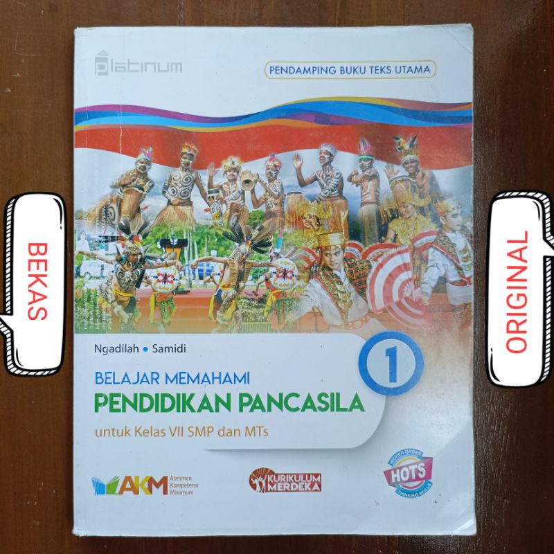 Buku Belajar Memahami Pendidikan Pancasila dan Kewarganegaraan PPKN PKN Kelas 7 VII 1 I SMP MTS HOTS