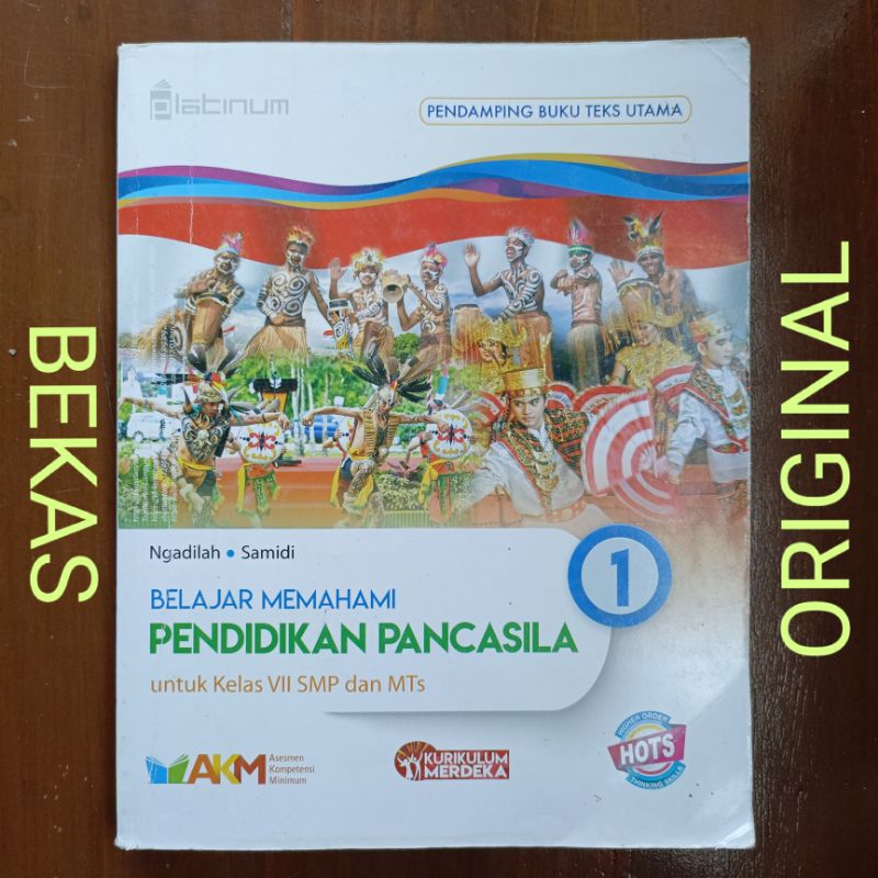 Buku Belajar Memahami Pendidikan Pancasila dan Kewarganegaraan PPKN PKN Kelas 7 VII 1 I SMP MTS HOTS