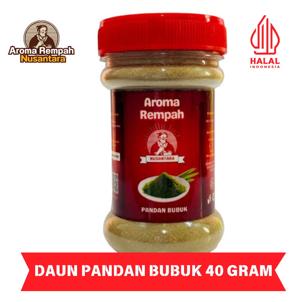 

Aroma Rempah Nusantara - Daun Pandan bubuk 40gr - Bumbu Masak Dapur Pandan Leaves Powder Premium Murni