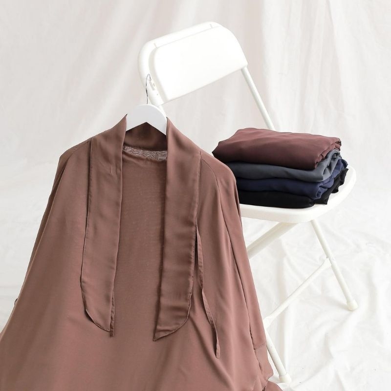 FK LONG TWO LAYERS BY BARKHA PROJECT | Chiffon Silky Hariir/Chiffon Arab