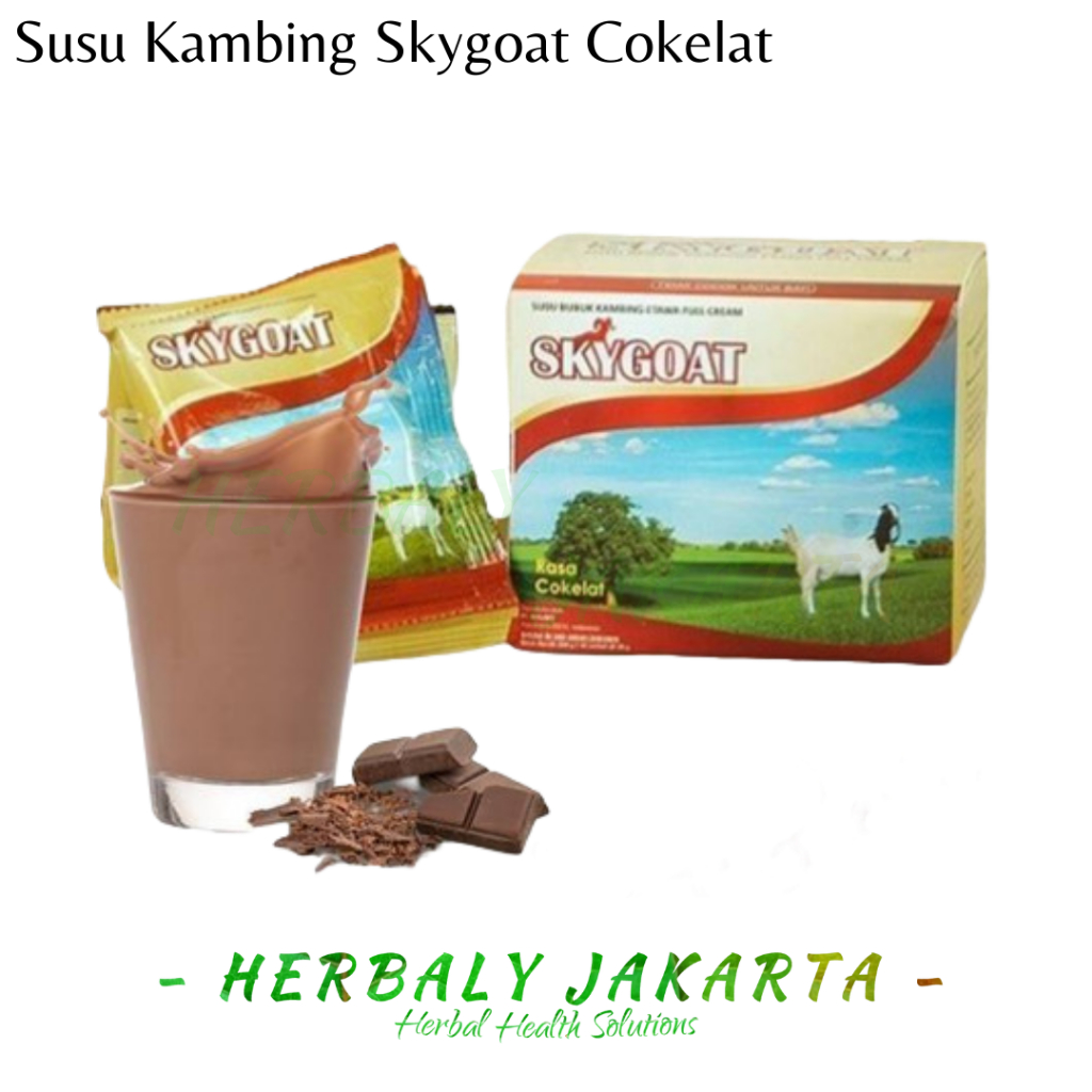 

Goatasky COKELAT Susu Kambing Etawa Bubuk 10 Sachet