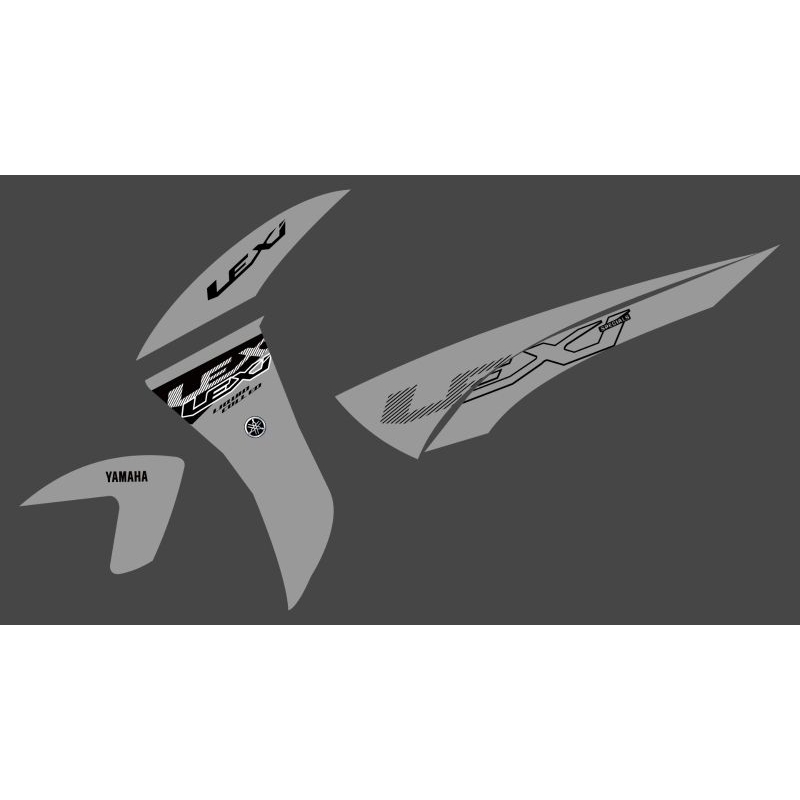 Striping transparan Yamaha Lexi 150 desain NVX malaysia