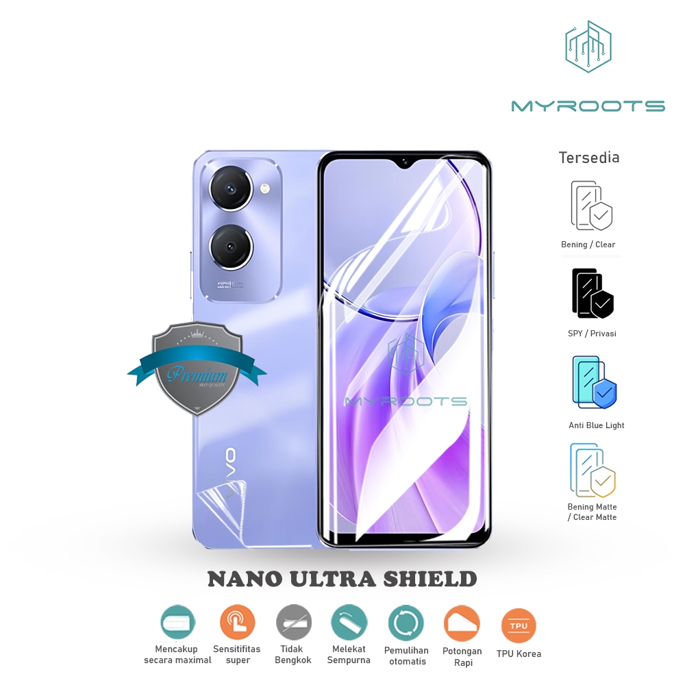 MYROOTS Hydrogel Vivo Y28s Y28 Y18e Y18 Y17 Y16 Y15 Y03T Y03 Y02 Y01 Y12 4G anti gores jelly - anti 