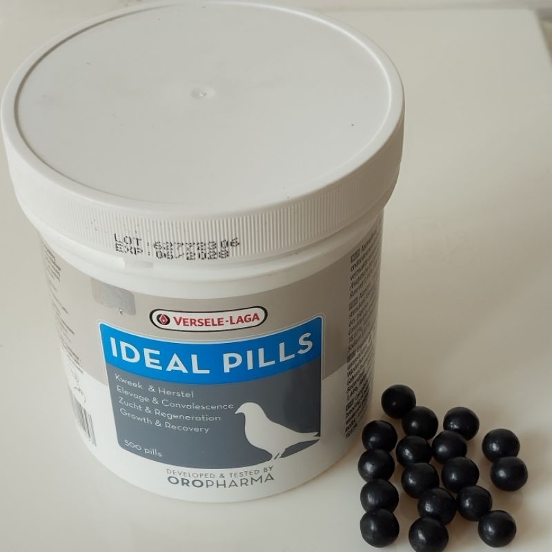 Ideal Pills Versele Laga | Ideals Pil Merpati | Ideal Pils Jamu Merpati isi 500 Pil