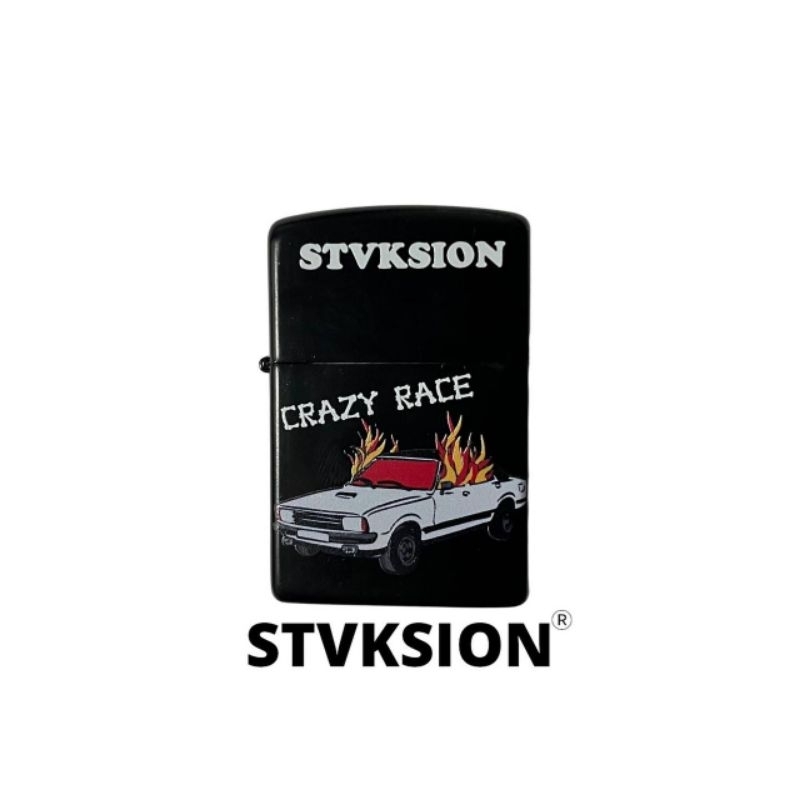 POCKET LIGHTER STVKSION CRZYRACE /  KOREK API BAND / KOREK POLOS CUSTOM / KOREK API TITANIUM STAINLE