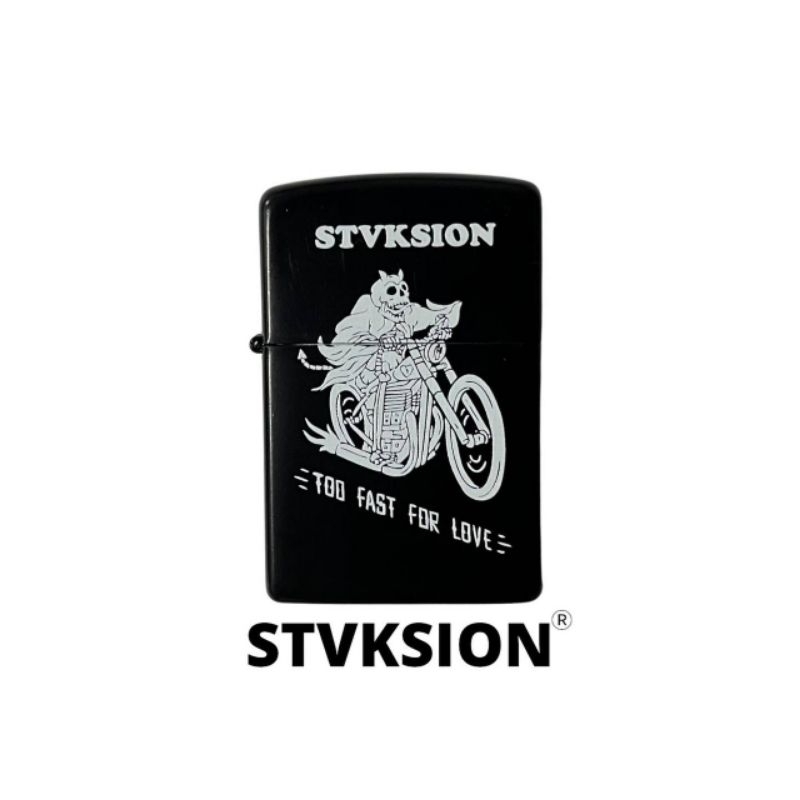 POCKET LIGHTER STVKSION FTD /  KOREK API BAND / KOREK POLOS CUSTOM / KOREK API TITANIUM STAINLESS ST