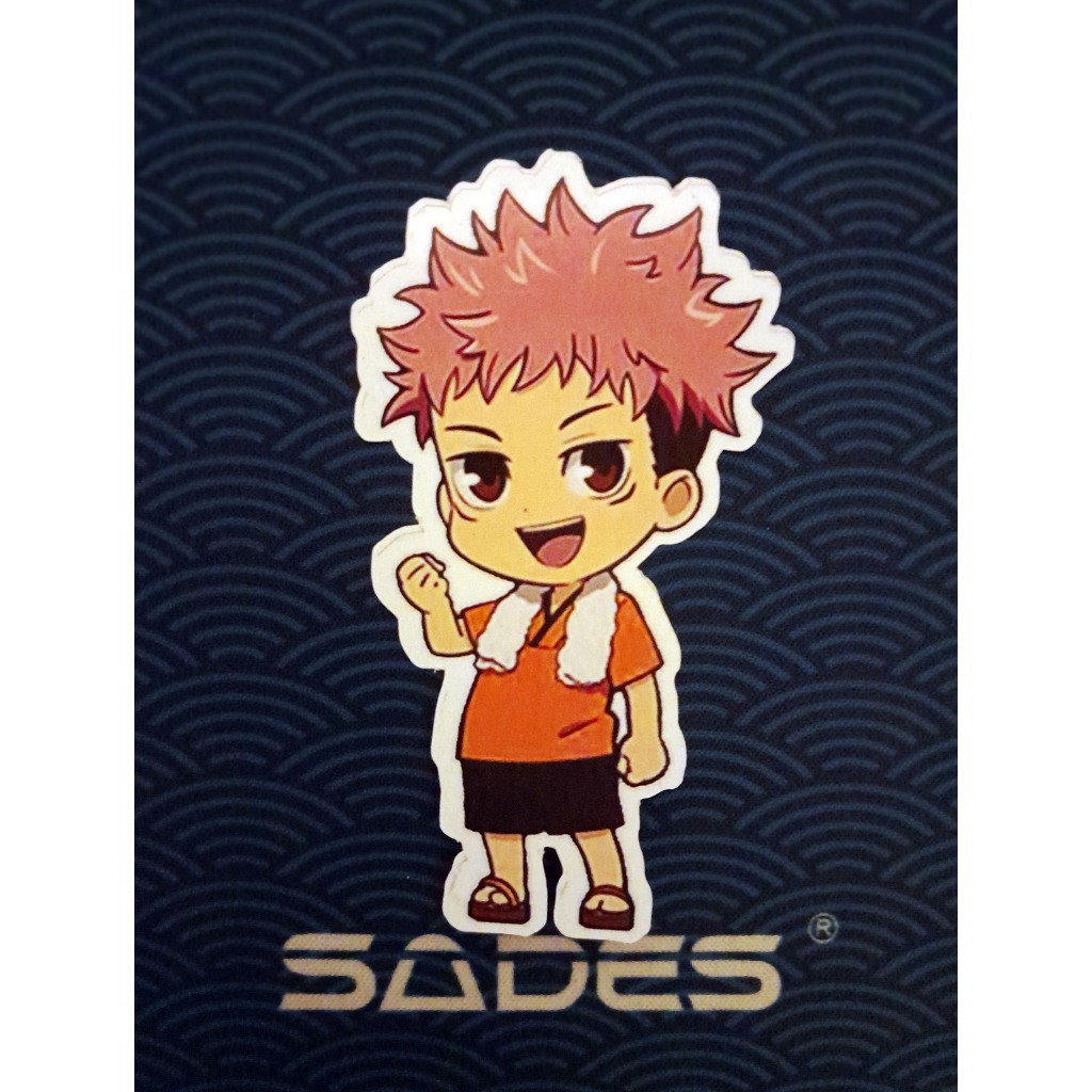 

Stiker Anime Gengjutsu Itadori Yuji Jujutsu Kaisen