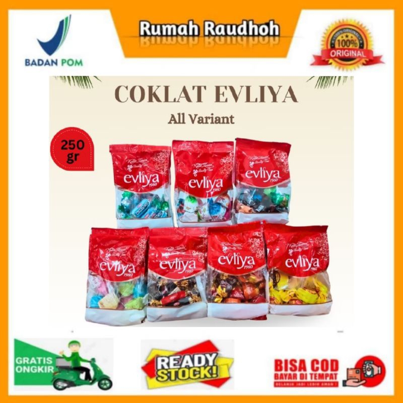 

COKLAT EVLIYA MIX IMPORT TURKEY ISI 250 GRAM - OLEH OLEH HAJI & UMROH