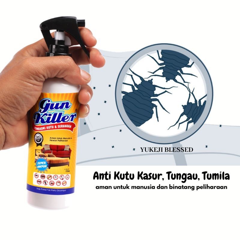 pembasmi hama tungau - kutu busuk - tumbila - kutu kasur AMPUH