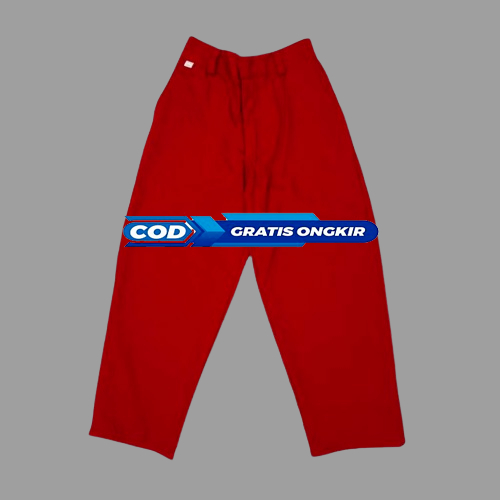 SERAGAM CELANA MERAH PANJANG ANAK SEKOLAH SD LAKI LAKI BAHAN ADEM DAN NYAMAN