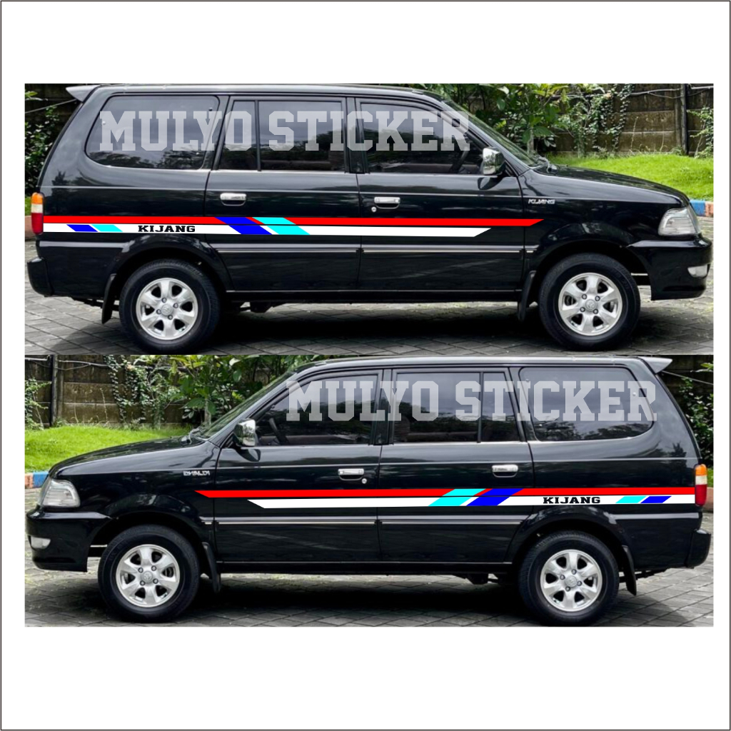 Stiker Mobil Kijang Super Stiker Body Kijang Super Stiker Kijang Super Cutting Sticker Terlaris