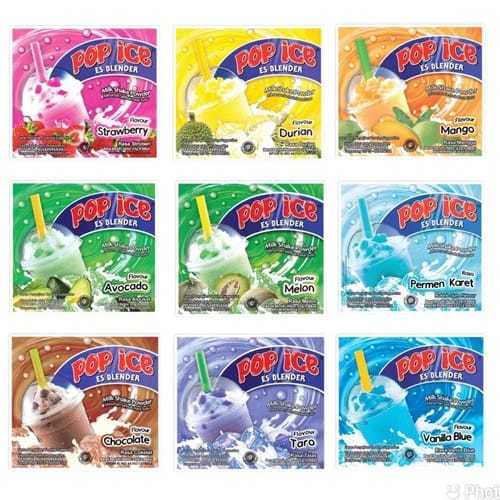 

Pop Ice minuman sachet serbuk