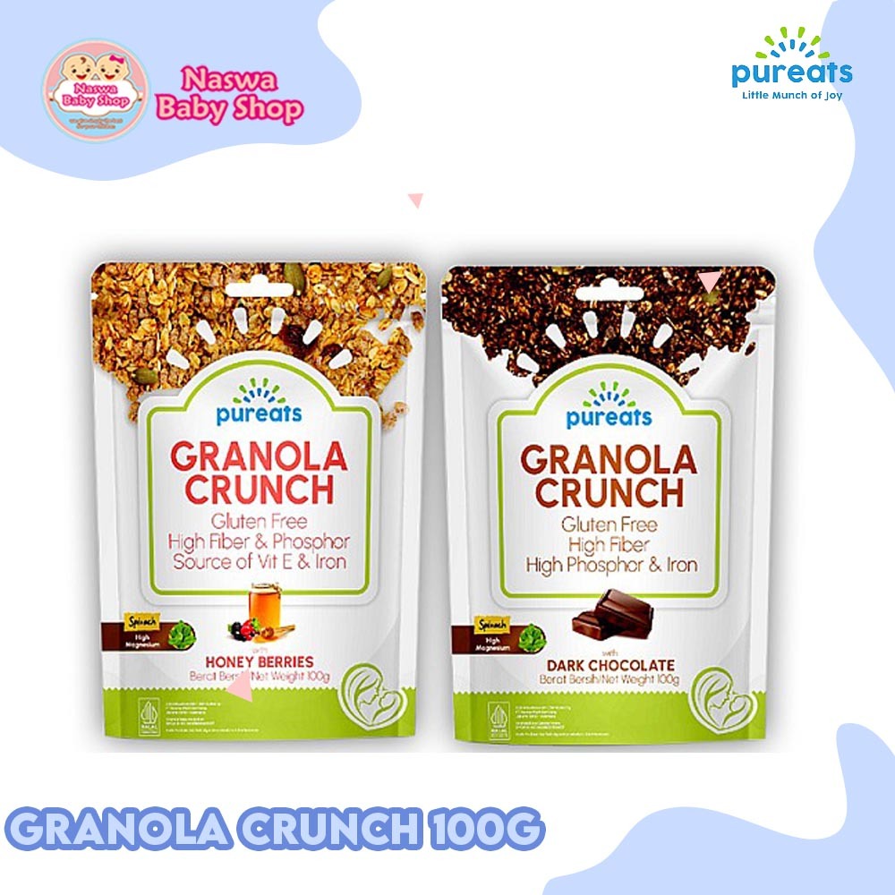 

Pureats Granola Crunch Snack ASI Booster 100g