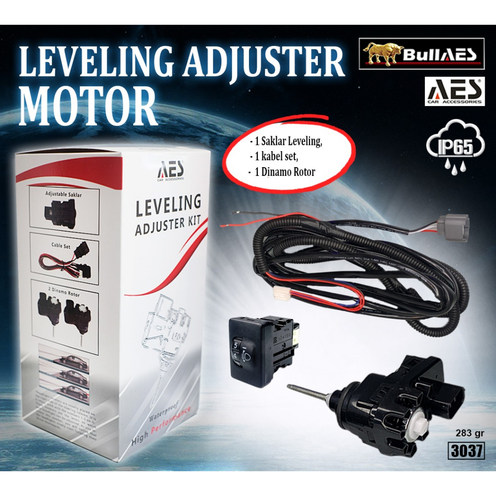Paket Auto Leveling Switch Leveling Headlamp universal MOTOR Merk AES