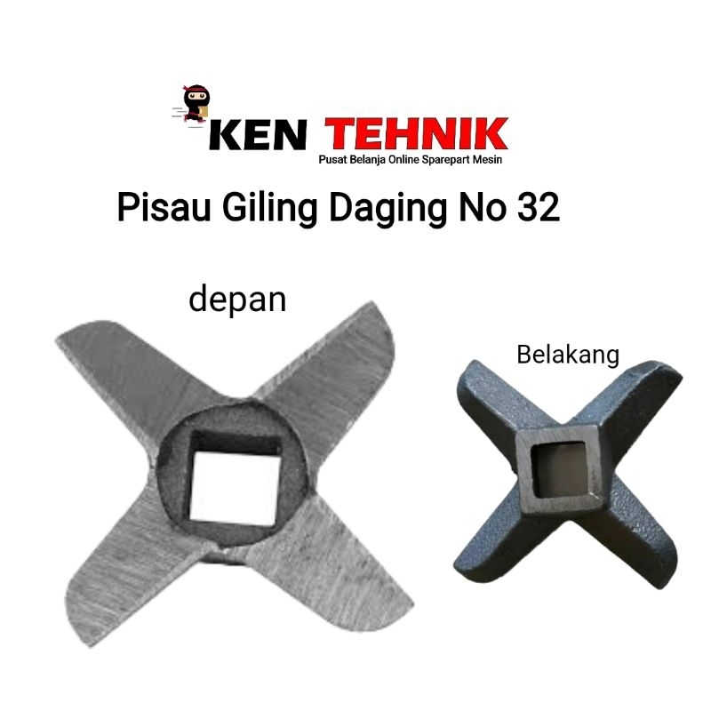 Pisau Gilingan Daging No 32 Mahkota