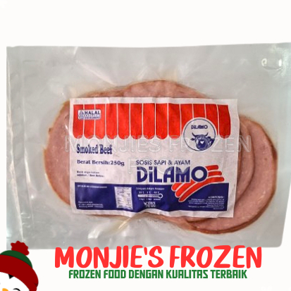 

Dilamo Smoked Beef 250gr - Daging Sapi Asap Olahan