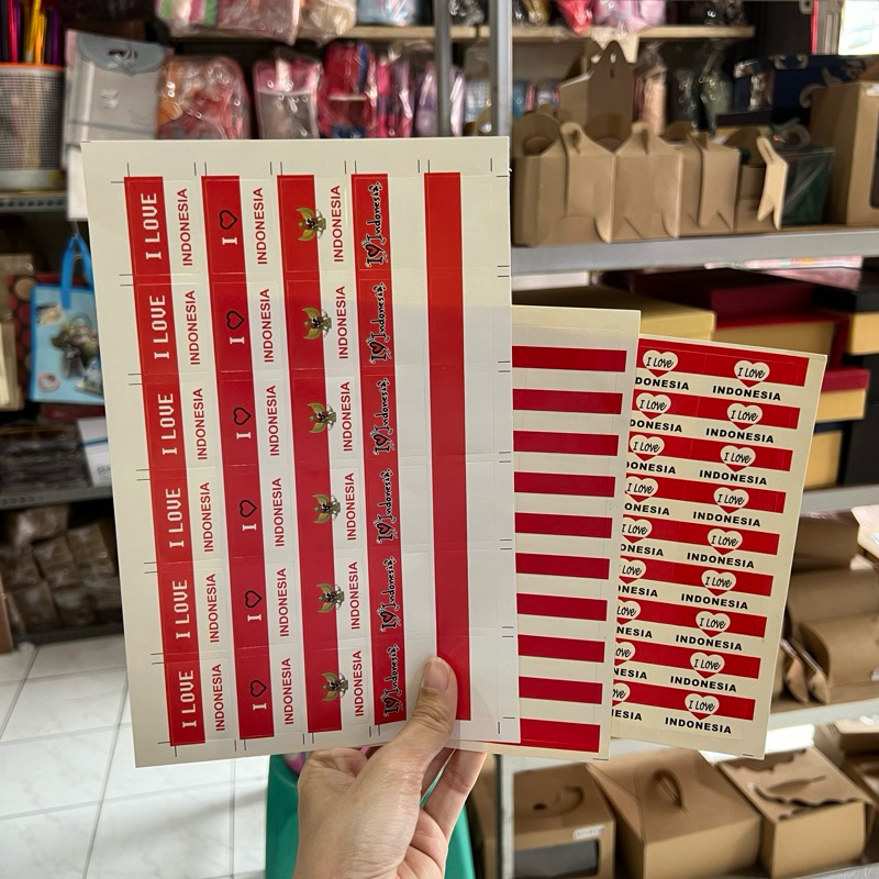 

Sticker Pipi / Sticker Merah Putih / Sticker Bendera / Sticker HUT RI