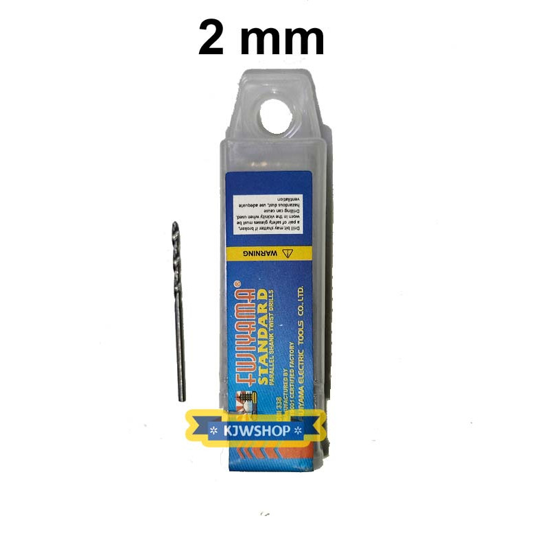 Mata Bor Besi Baja Putih 2 mm Mata Bor 2mm Putih Twist Drill Bit 2mm Mata Bor Kuning 2 mm Mata Bor 2