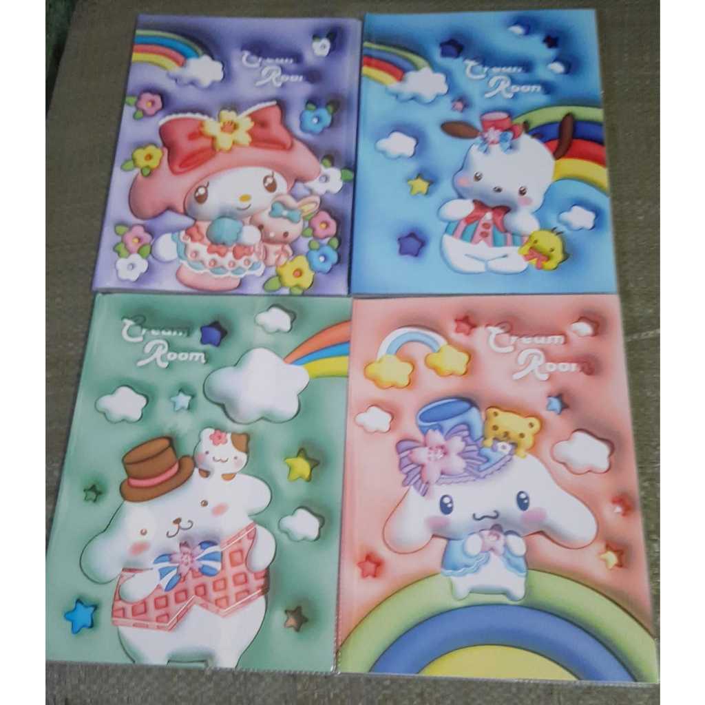 

Buku Sampul Plastik motif Sanrio