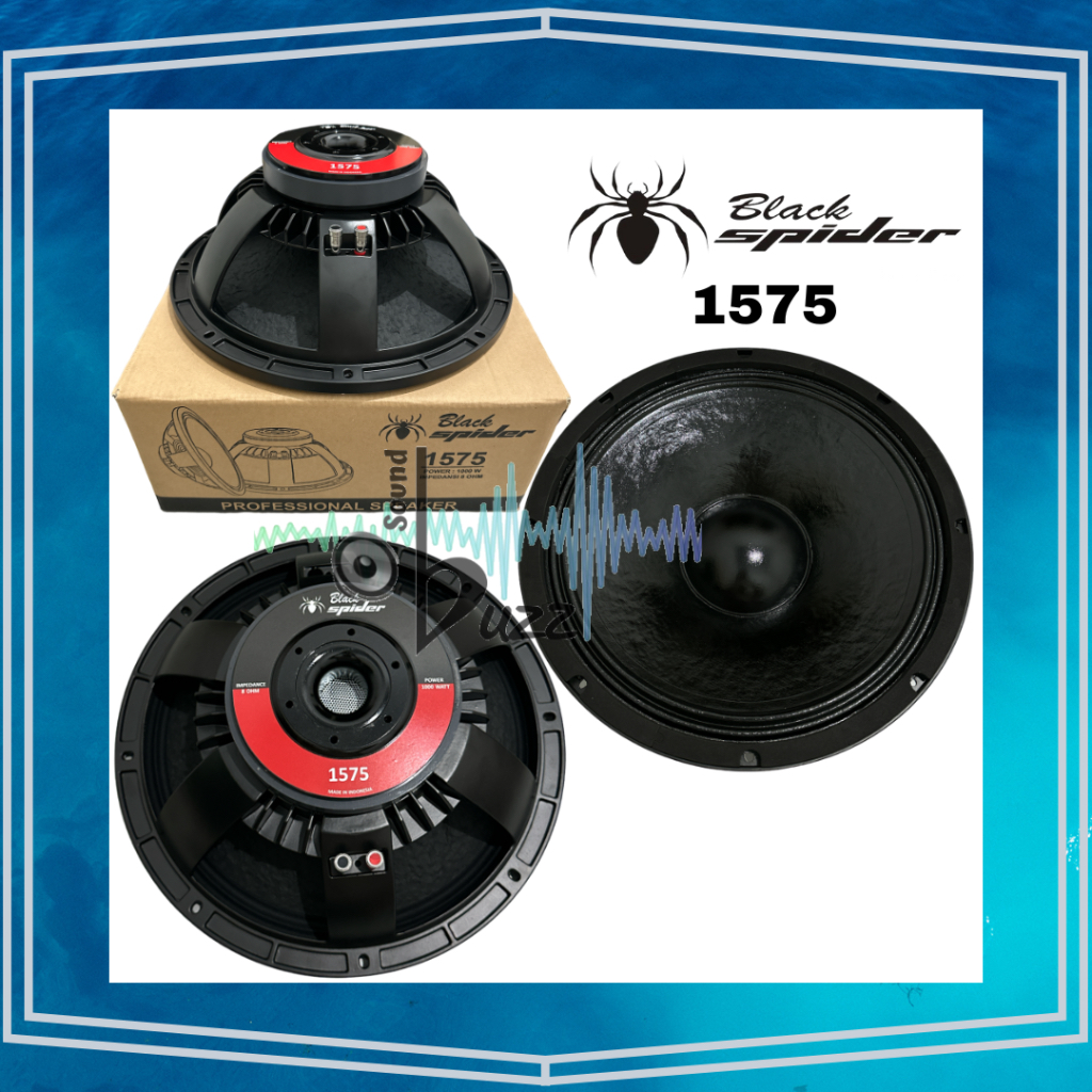 Speaker 15 inch Black Spider 1575 BS 1575 Blackspider 1575