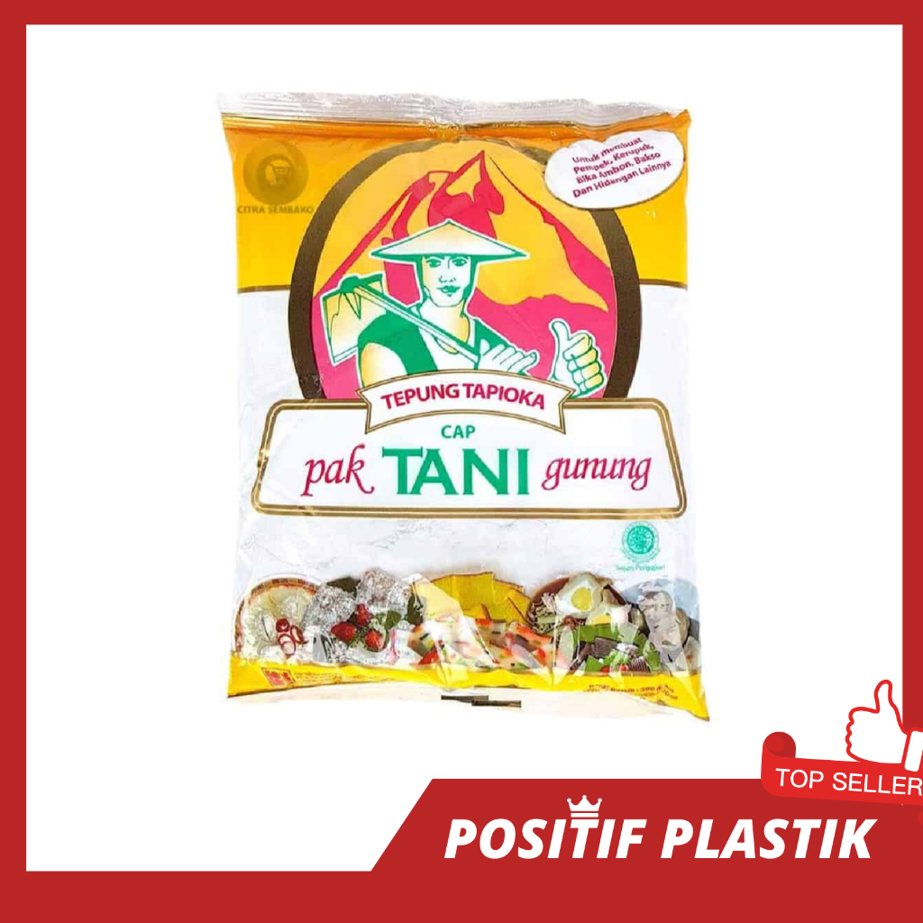 

Tepung Tapioka Cap Pak Tani Gunung 500gr