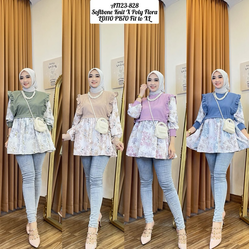 Atasan Rajut Motif