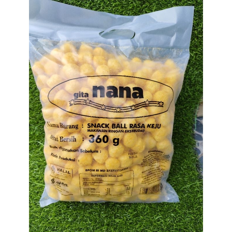 

SNACK NANA BALL KEMASAN BAG 360GR