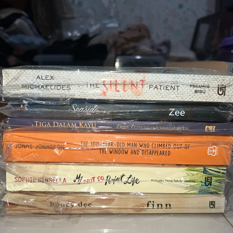 PRELOVED NOVEL INDONESIA ENGLISH THE SILENT PATIENT SEASIDE TIGA DALAM KAYU ZIGGY MY NOT SO PERFECT 