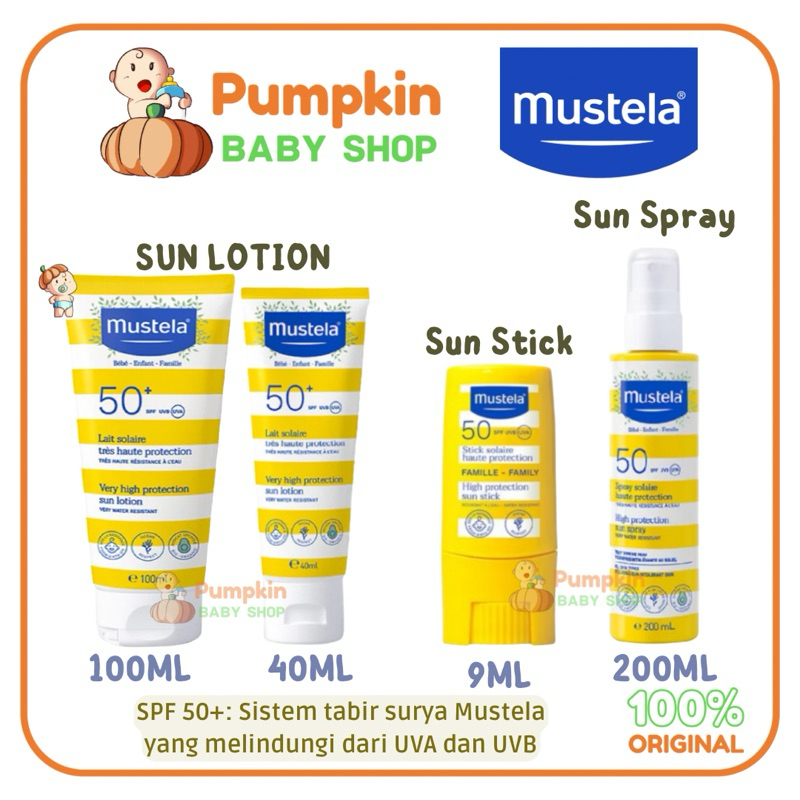 MUSTELA High Protection SUN LOTION SPF50+ Sunblok anak