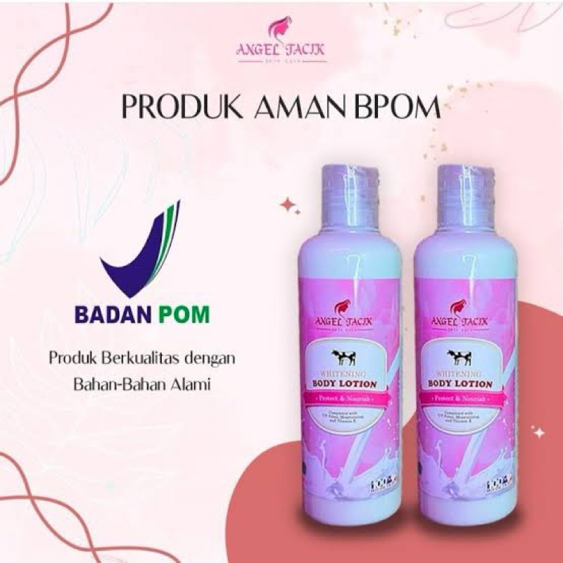 whitening body lotion angel tacik