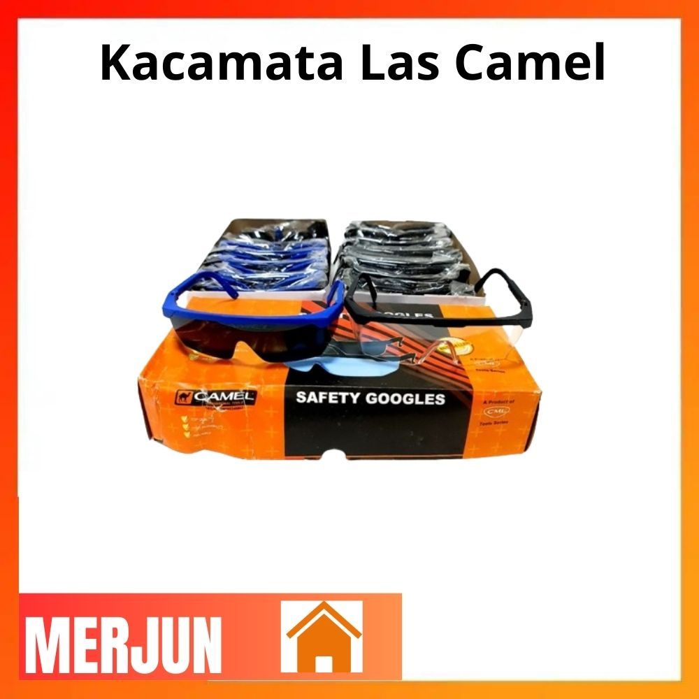 Kacamata Las Hitam Bening Camel Safety Las Original