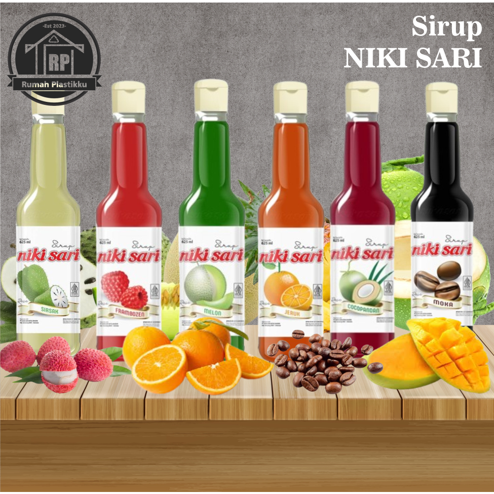 

Sirup Aneka Rasa / Sirup Niki Sari / 625 ml