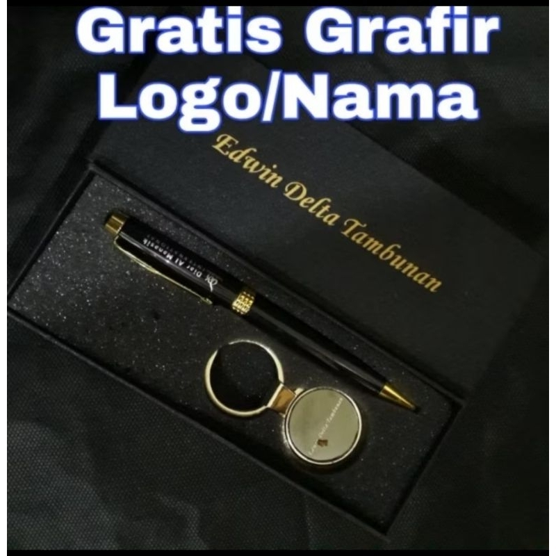 

Bulpoint Mewah + Keychain Cocok Untuk Kado,souvenir,Hampers dsb Free Custom Nama & Hard Box exclusive