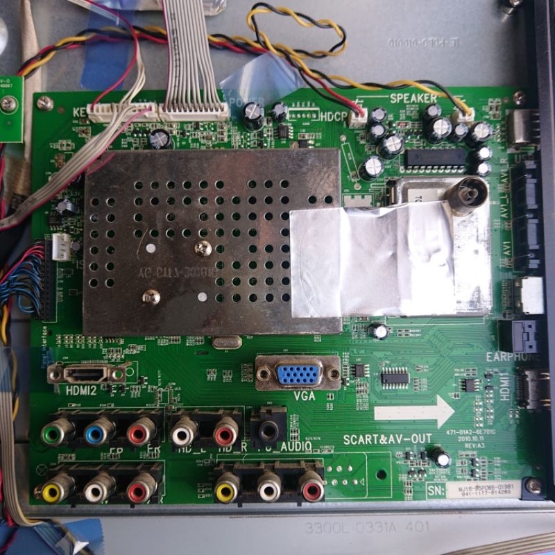 MAINBOARD TV LED CHANGHONG LE24819 MODUL MB MAIN BOARD LE 24819