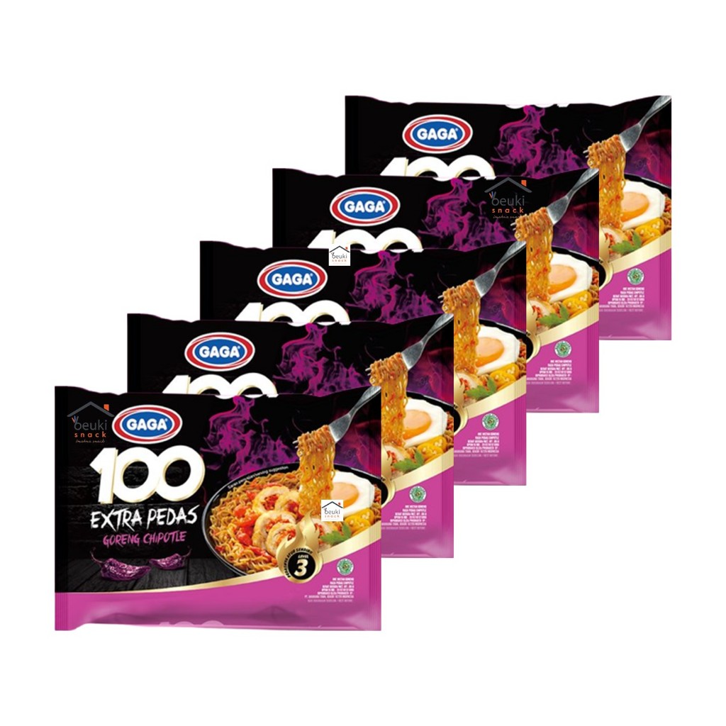 

5PCS Gaga 100 Extra Pedas Goreng Chipotle