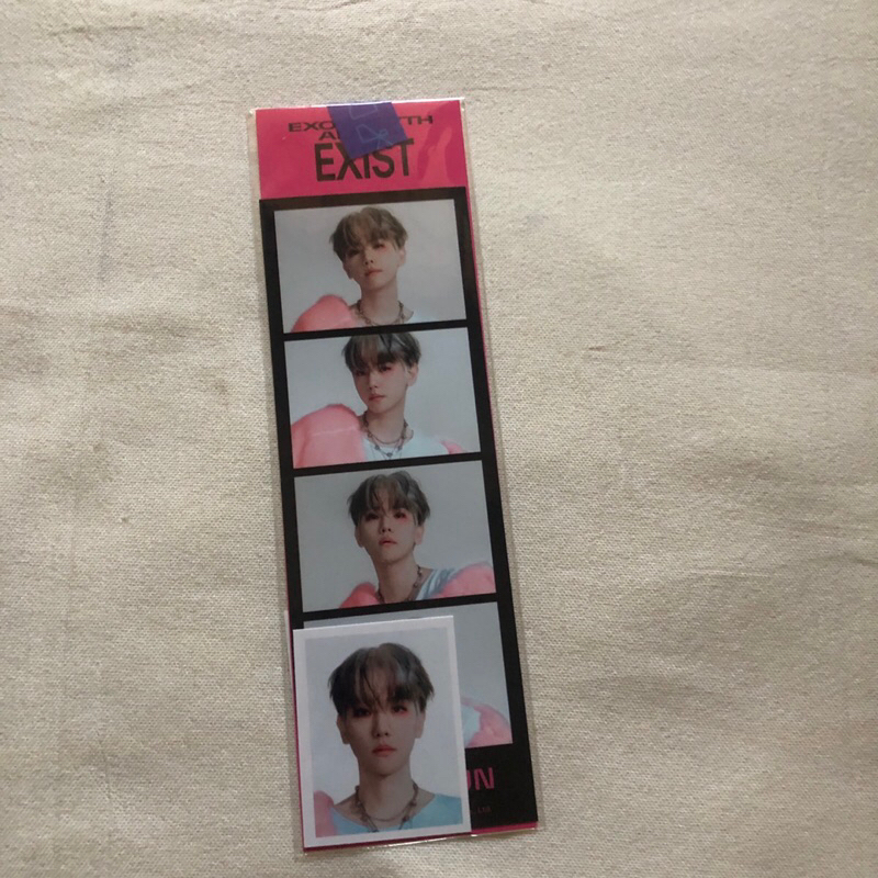 EXO EXIST CREAM SODA  BAEKHYUN 4CUT PHOTO PHOTOCARD PC 4 CUT PHOTO