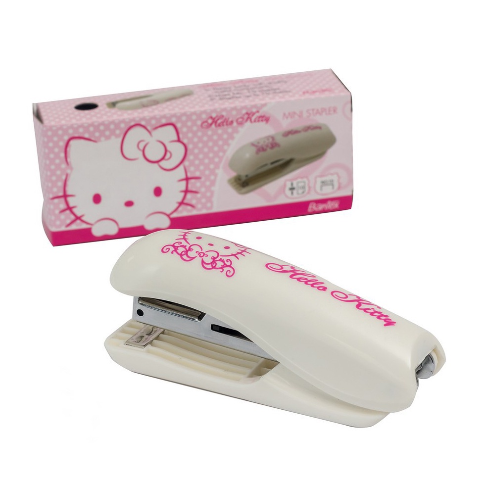 

KODE K6C6 Bantex Mini Stapler Hello Kitty White 933A7HK