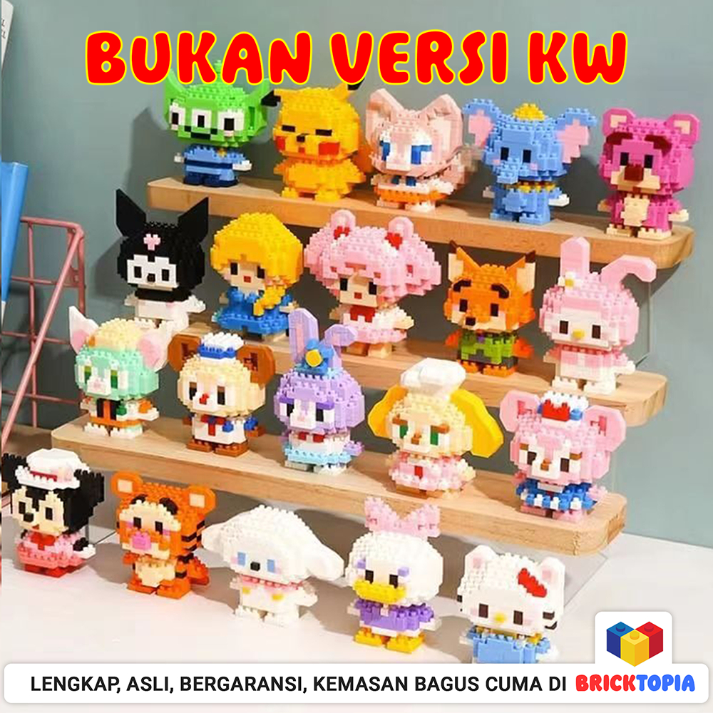 Termurah Nano Block Mini Brick Mainan DIY Balok Susun Edukasi