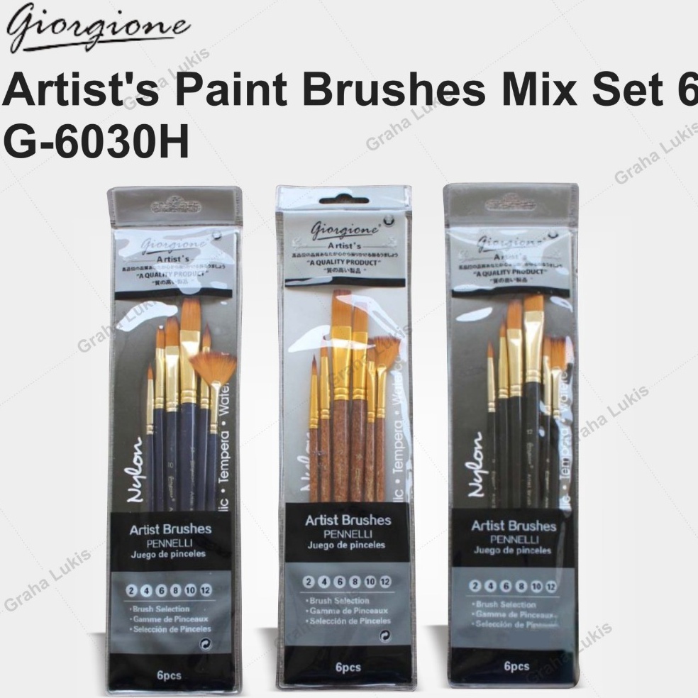 

KODE U6E7 Giorgione Brush set G63H mix set 6