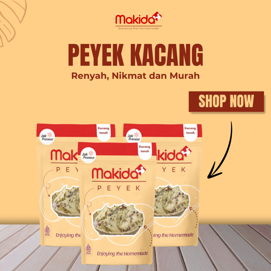 

Peyek Kacang Tanah Makida - Renyah Gurih, Cemilan Legendaris Nusantara!