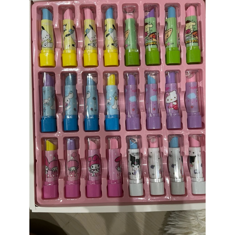 

PenghapusLipstikSanrioPoccacoPompomCinamorolHellokittyMelodyKuromi/LipstikRubberSanrio/PenghapusPensilLipstikSanrio