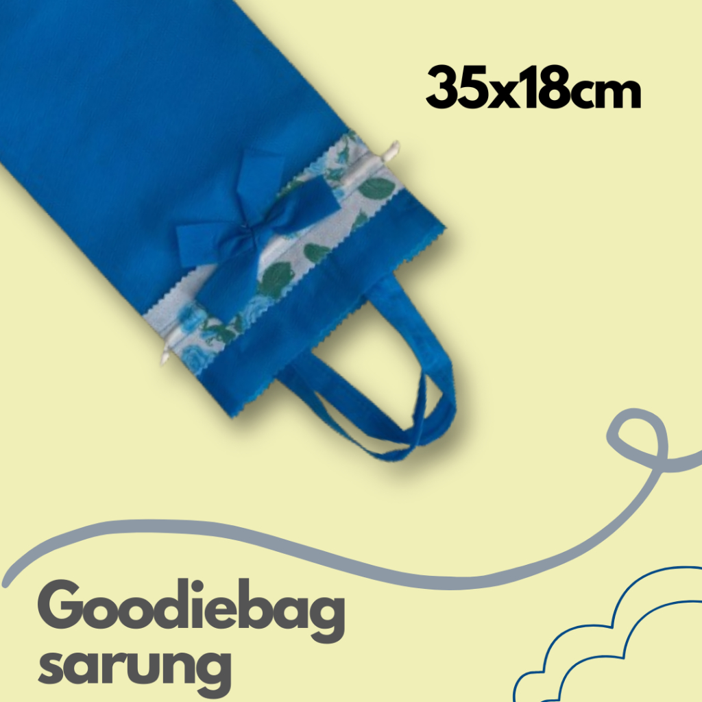 

GOODIEBAG TAS SARUNG 35x18 CM 1/2 KODI isi 10 PCS