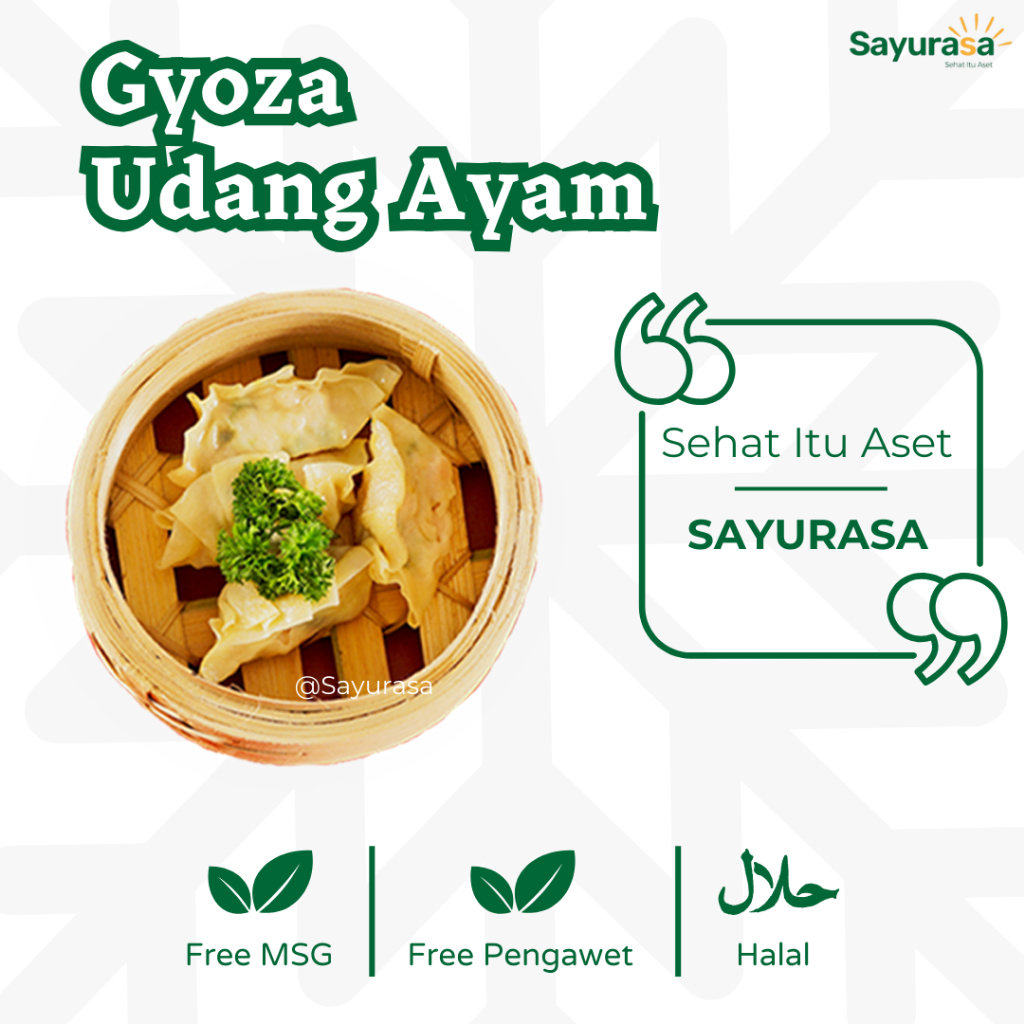 

GYOZA UDANG AYAM HOMEMADE (Halal, Tanpa MSG & Pengawet)