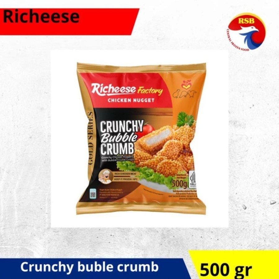 

Richeese crunchy bubble crumb 500 gr