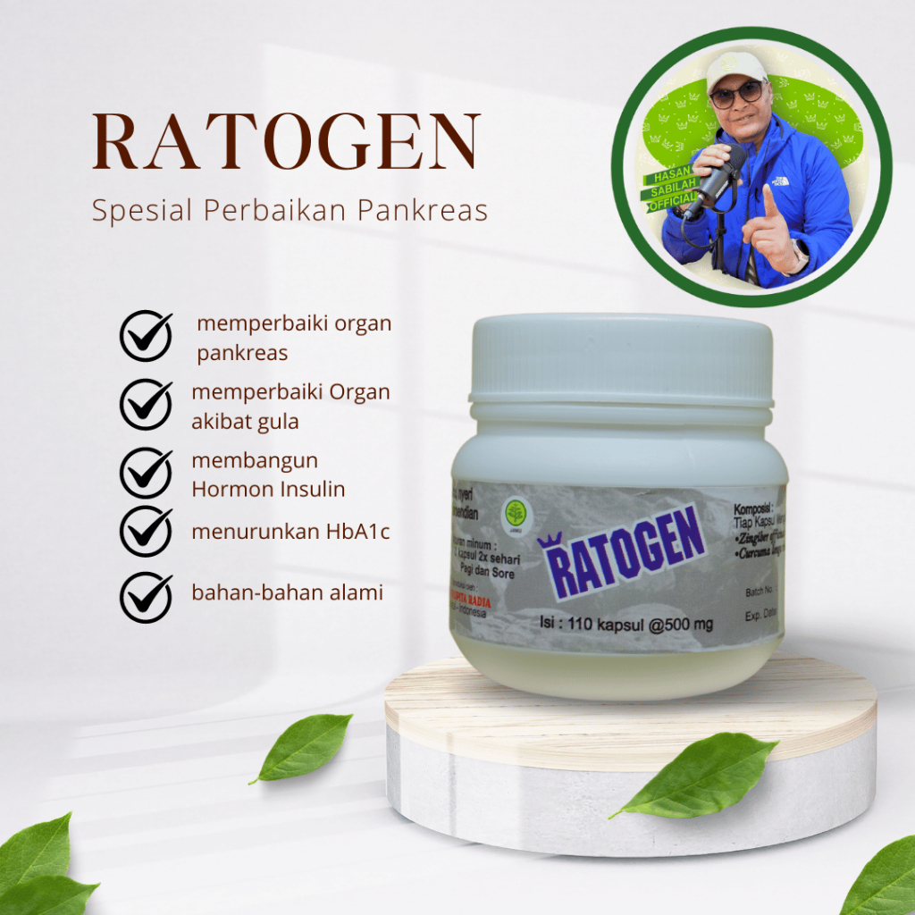 RATOGEN SPESIAL NYERI OTOT - SENDI - PANGKREAS- HASAN SABILAH PUSPITA RADJA HERBAL [BISA COD]