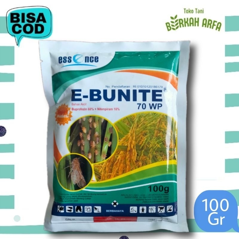 E-Bunite 70WP 100 Gram E Bunite Pembasmi Wereng Cokelat Ampuh