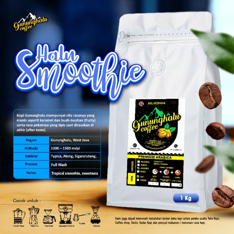 

PROMO KOPI ARABICA GUNUNGHALU - ROASTBEAN - WASH PROCESS - 1 Kg