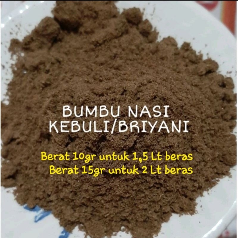 

BUMBU INSTAN NASI KEBULI/BRIYANI/MANDHI BELI 5 BONUS MINYAK SAMIN