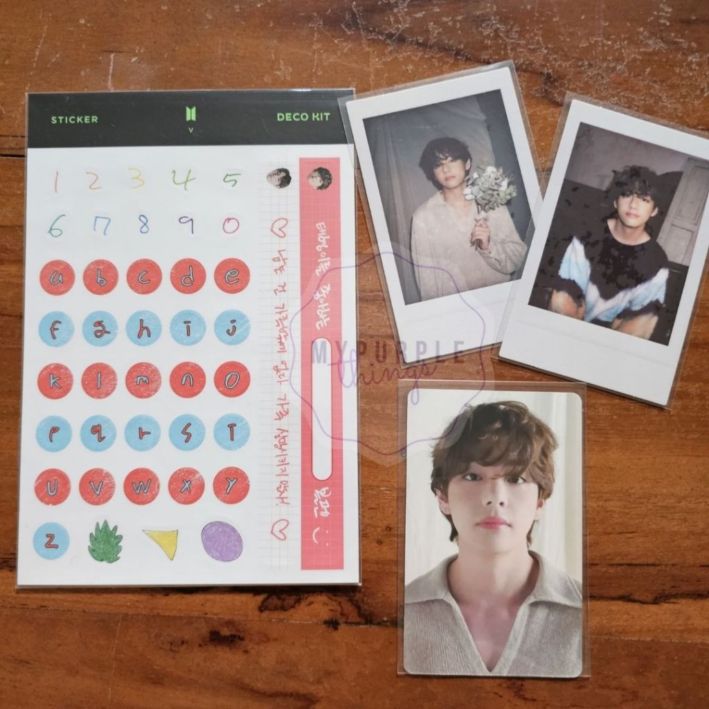 [SET] BTS Deco Kit V Taehyung Photocard
